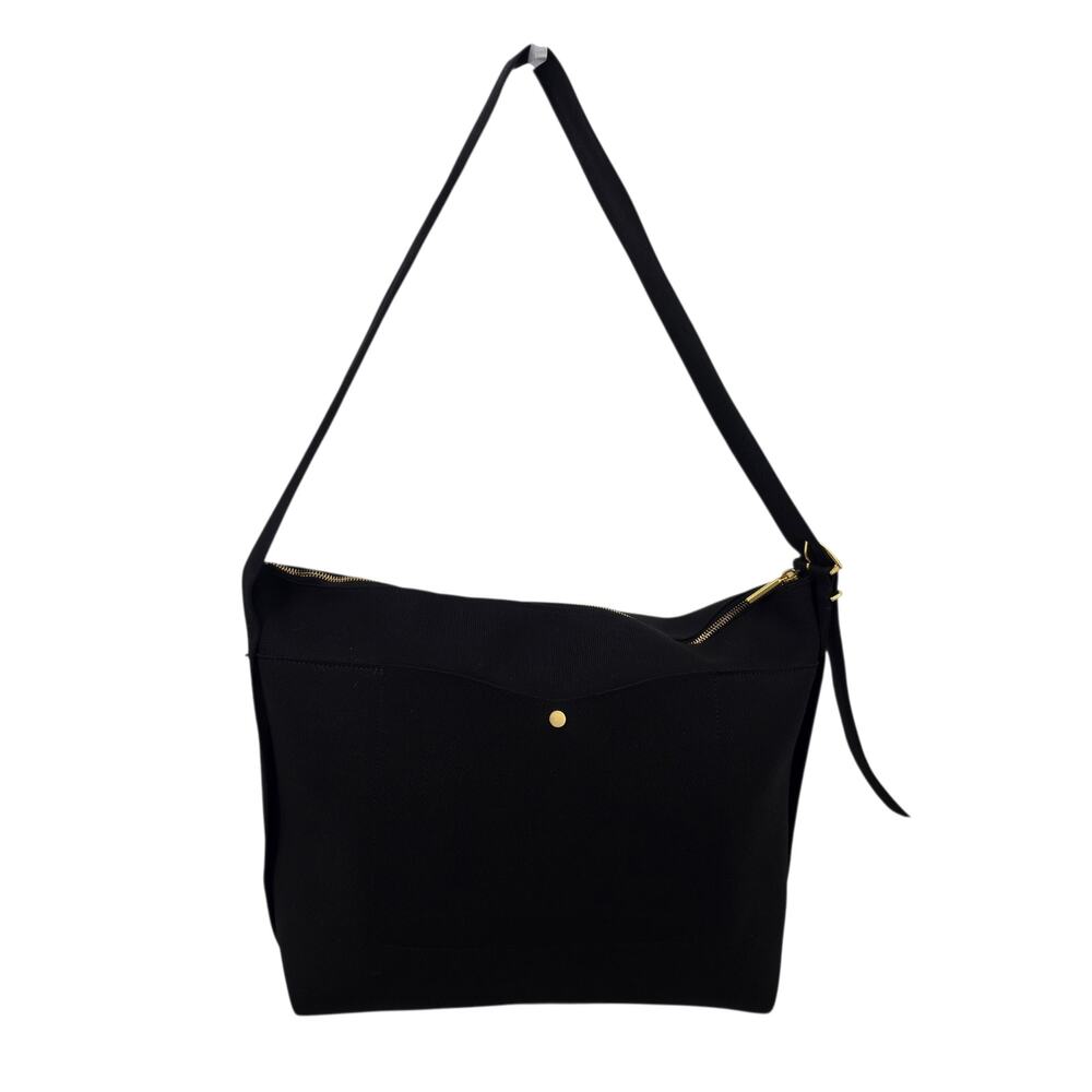 Cuyana Black Oversized Recycled Knit Sling Bag W/ Tote Organization Insert